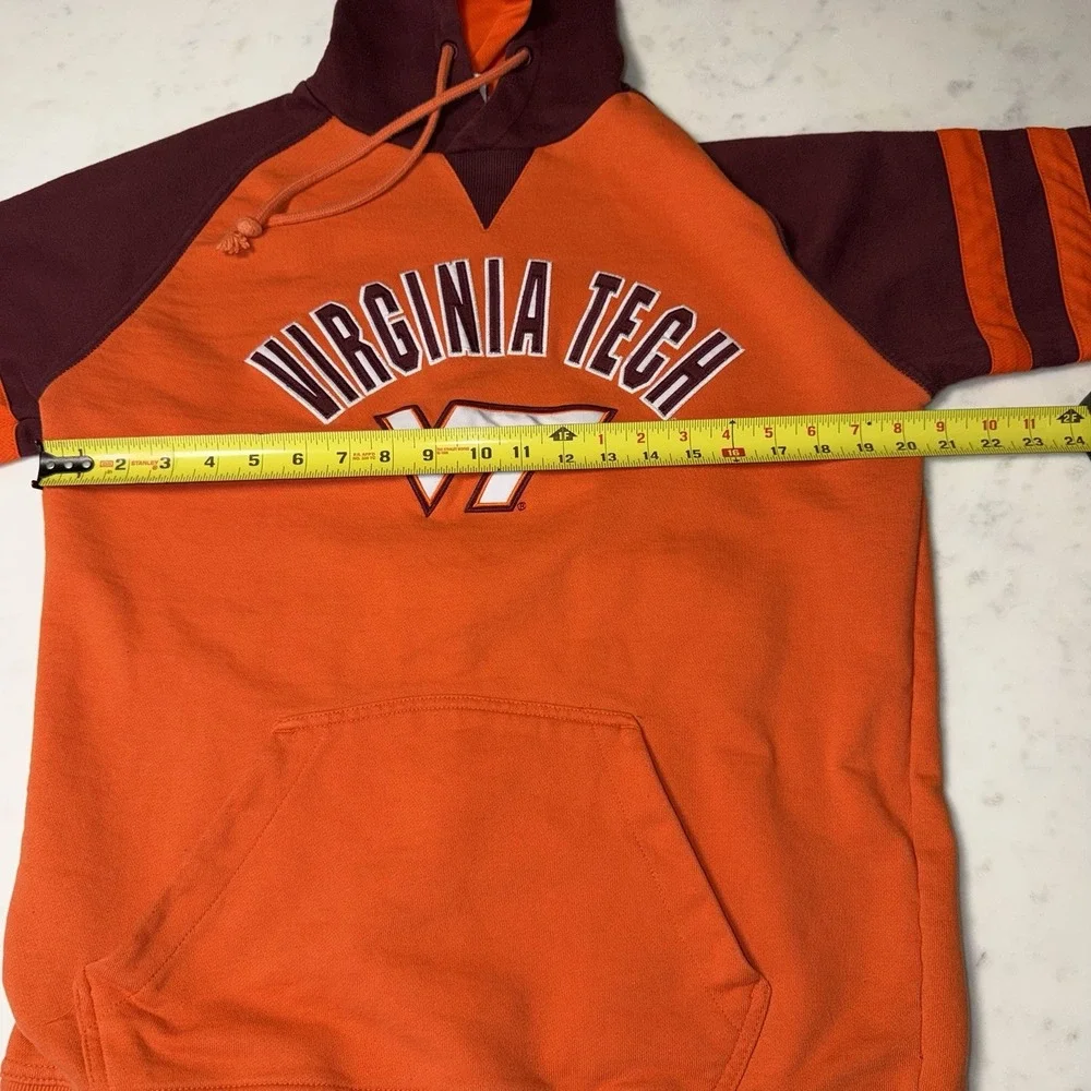 Champion Virginia Tech Hokies Hoodie – Orange & Maroon‎ – Men's Medium - Picture 7 of 11